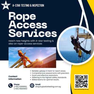 Rope Access Services in Singapore